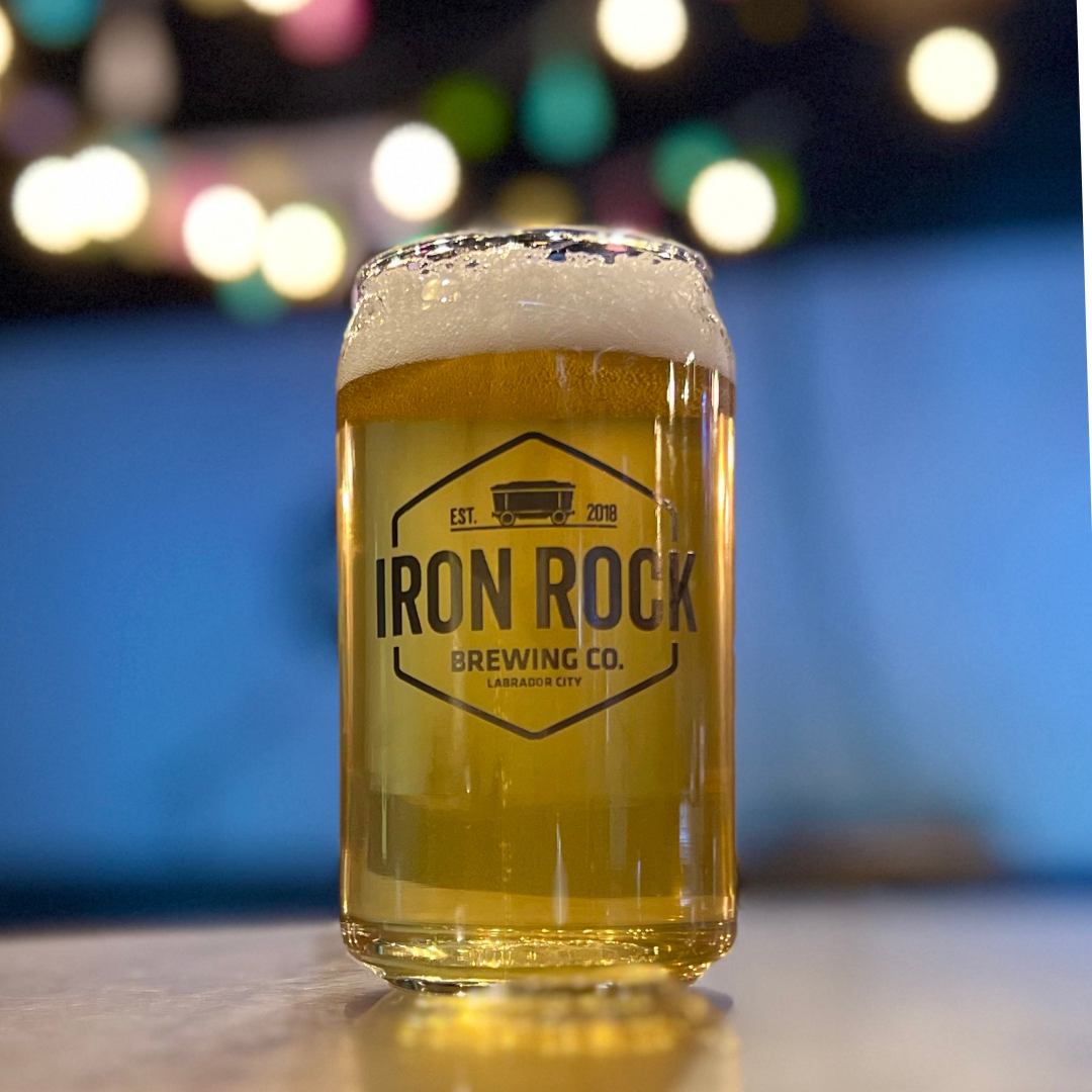 16oz Beer Can Glass, IRBC Full Logo