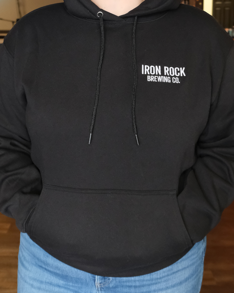 Black Active Hooded Sweatshirt with IRBC/SMSC Mash-up Logo